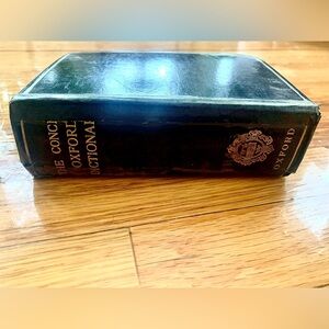 The Concise Oxford Dictionary Vintage 1938 Edition